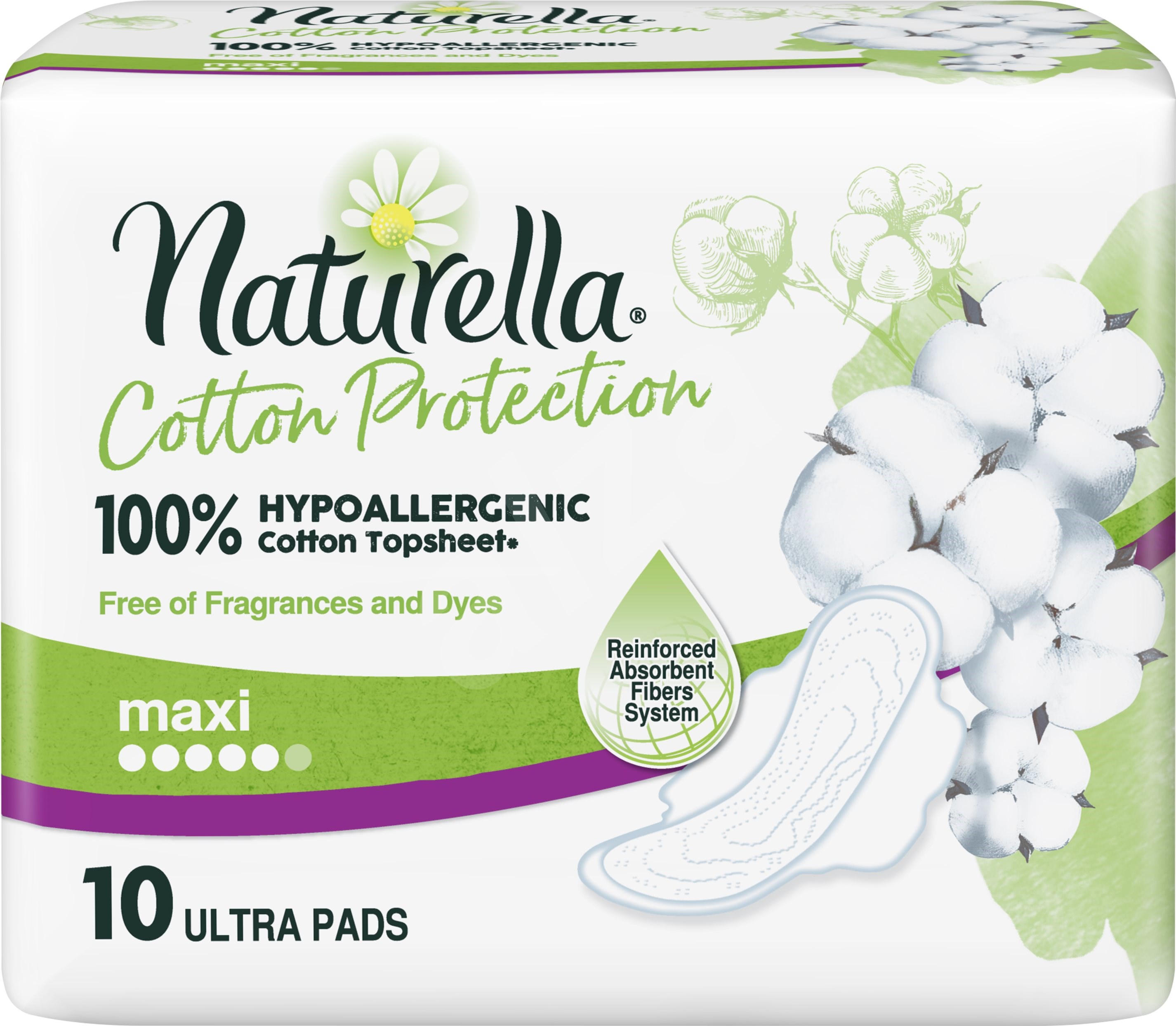 NATURELLA Cotton Protection Ultra Maxi 10 ks - Menstruační vložky | Alza.cz