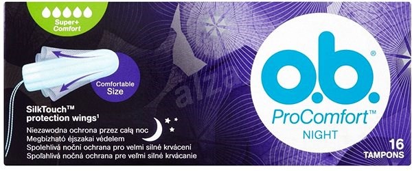 O B Procomfort Night Super Plus Comfort 16 Ks Tampony Alza Cz