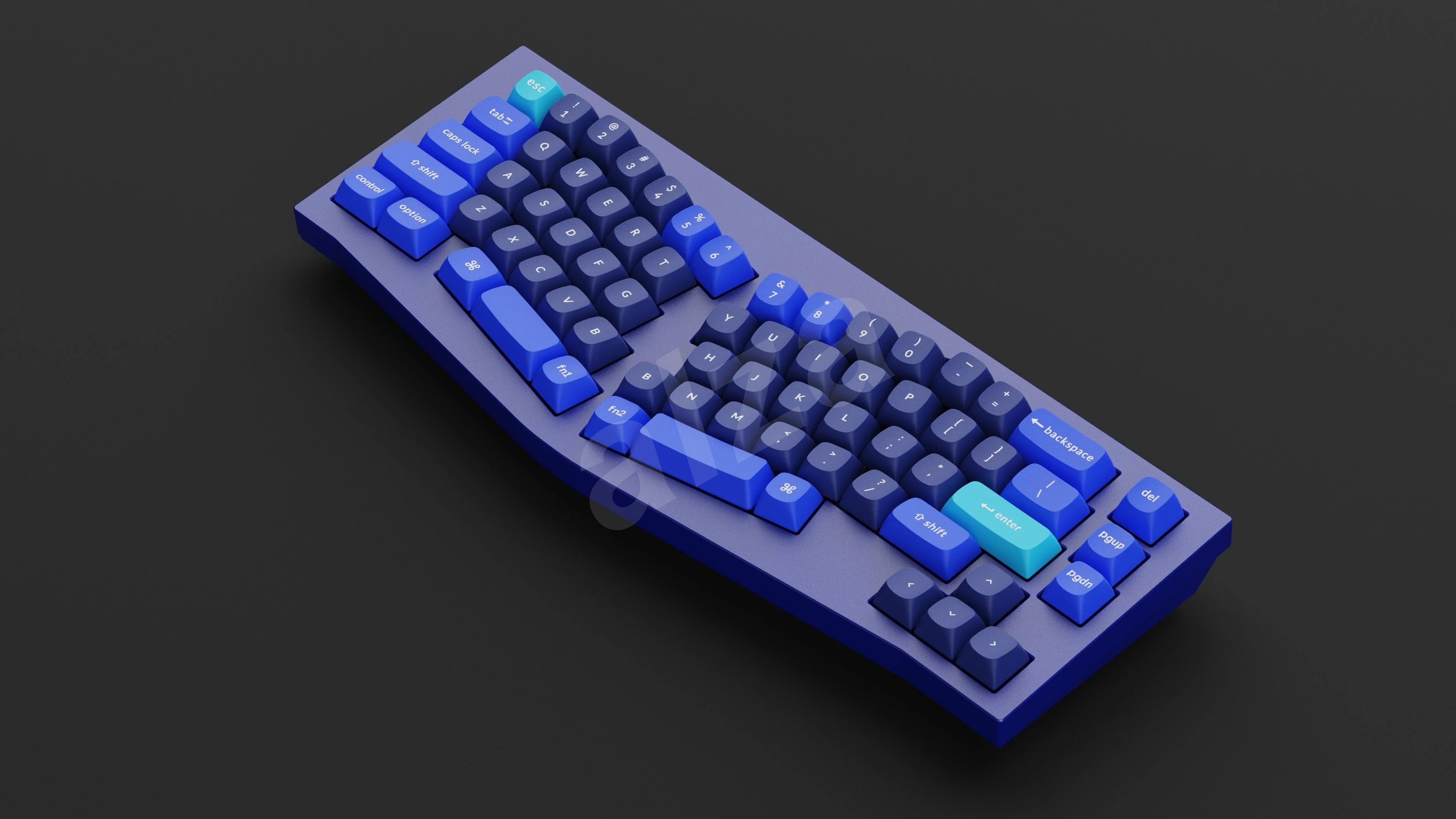 Keychron QMK Q8 65 Ergonomic Gateron G Pro HotSwappable Red Switch