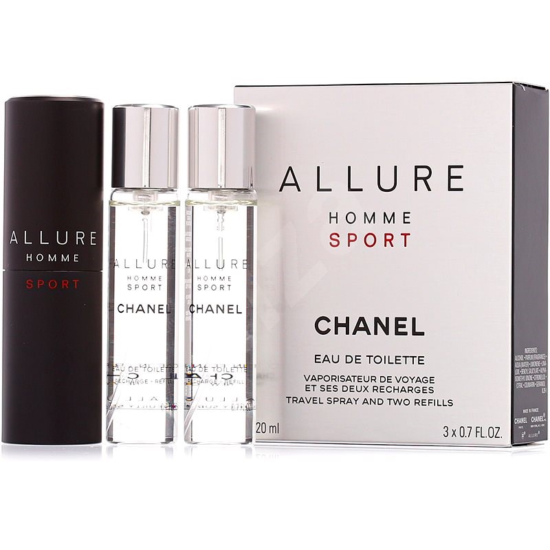 CHANEL Allure Homme Sport EdT 3 x 20 ml - Toaletní voda pánská | Alza.cz