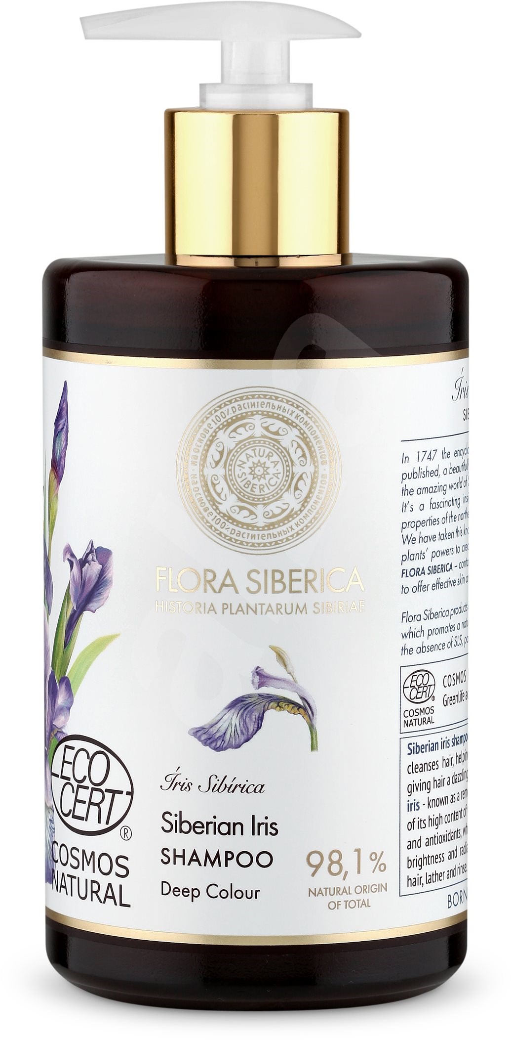 NATURA SIBERICA Flora Deep Colour Shampoo 480 ml - Přírodní šampon ...
