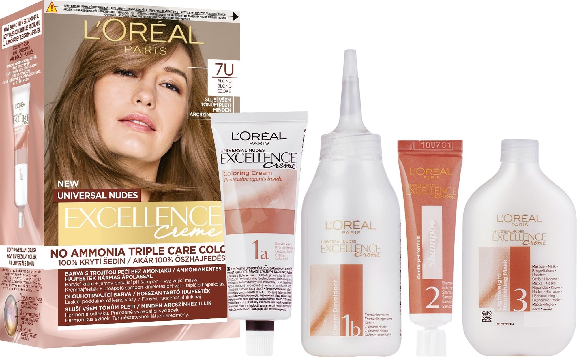 L'ORÉAL PARIS Excellence Universal Nudes Excellence 7U Permanent Hair