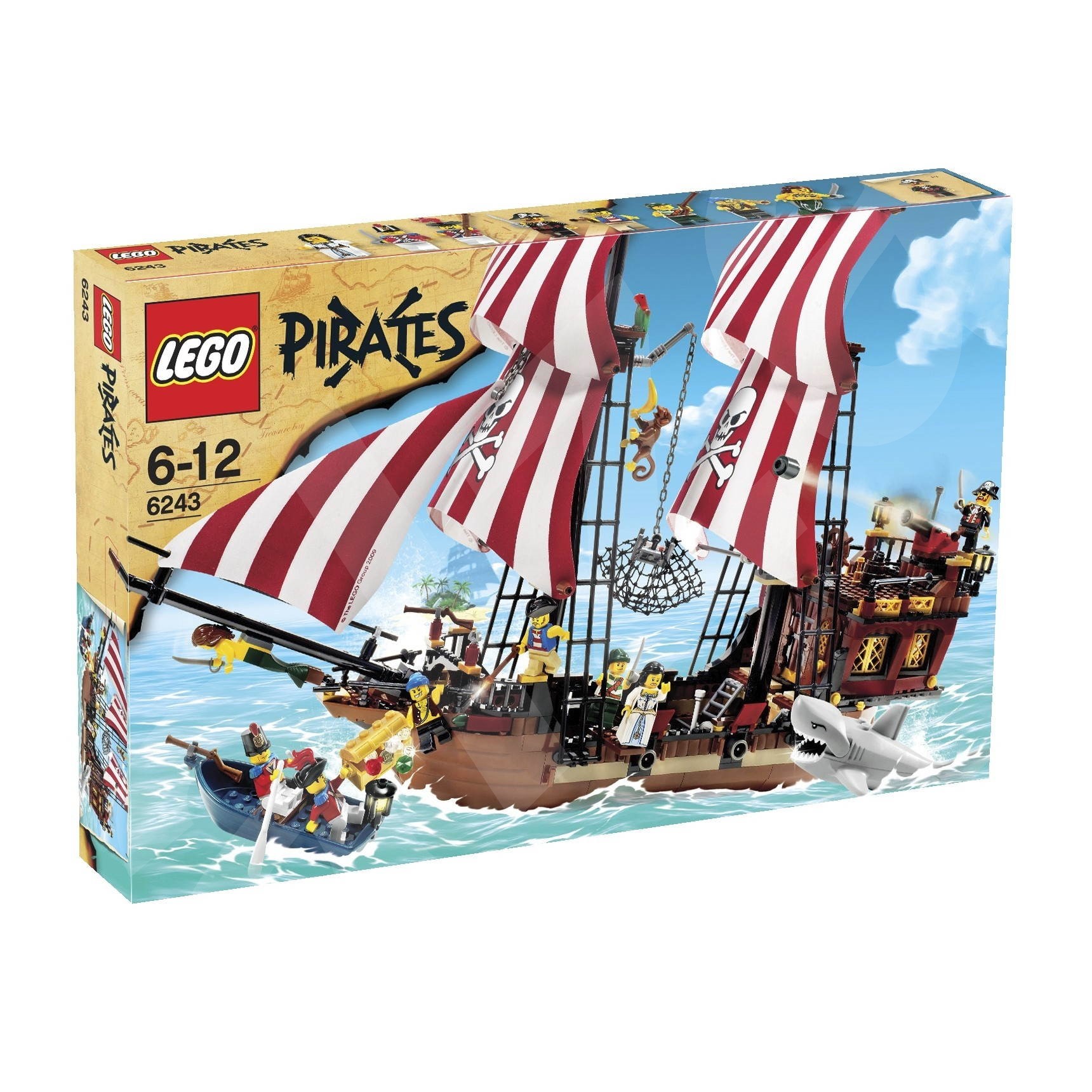 Lego Piráti Loď Brickbeards Bounty - Stavebnice 