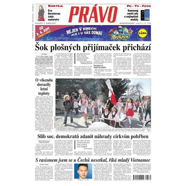 Právo - 03-04-2017 - Elektronické noviny