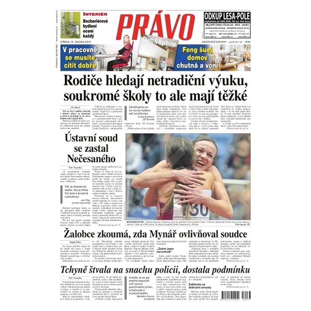 Právo - 13-02-2019 - Elektronické noviny