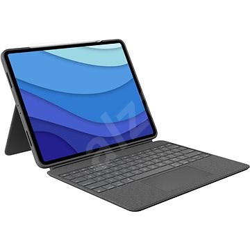 Logitech Combo Touch pro iPad Pro 12.9" (5. generace), šedá - UK