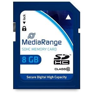 MEDIARANGE SDHC 8GB Class 10 - Paměťová karta