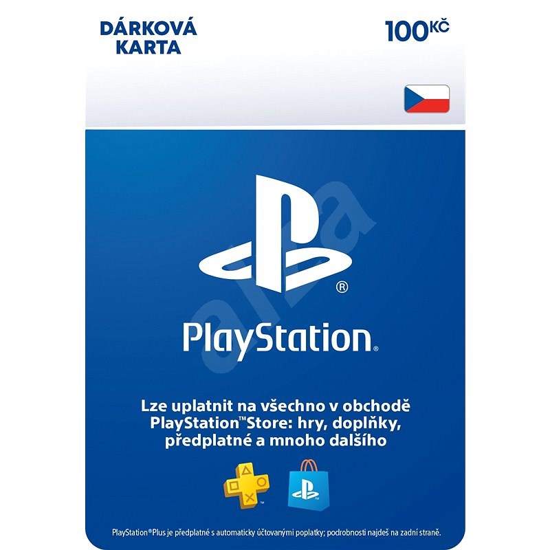 PlayStation Store - Kredit 100 Kč - CZ Digital - Dobíjecí karta