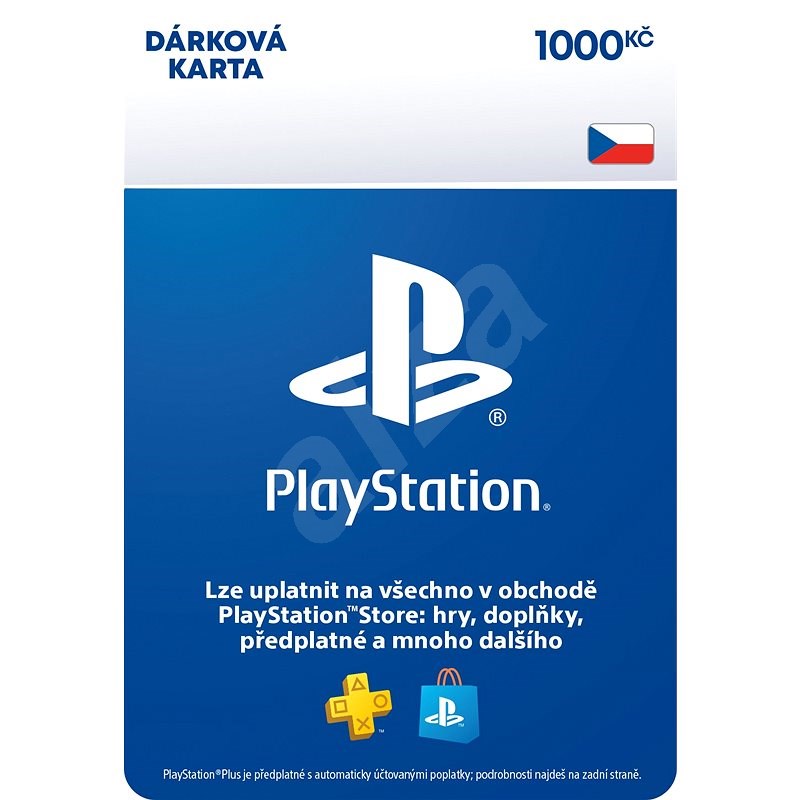 PlayStation Store - Kredit 1000 Kč - CZ Digital - Dobíjecí karta