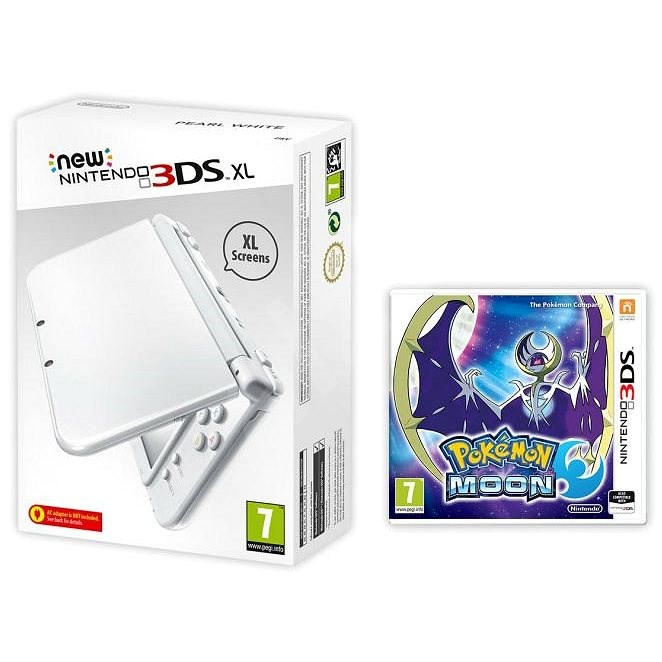 Nintendo New 3ds Xl Pearl White Pokemon Moon Herni Konzole Alza Cz