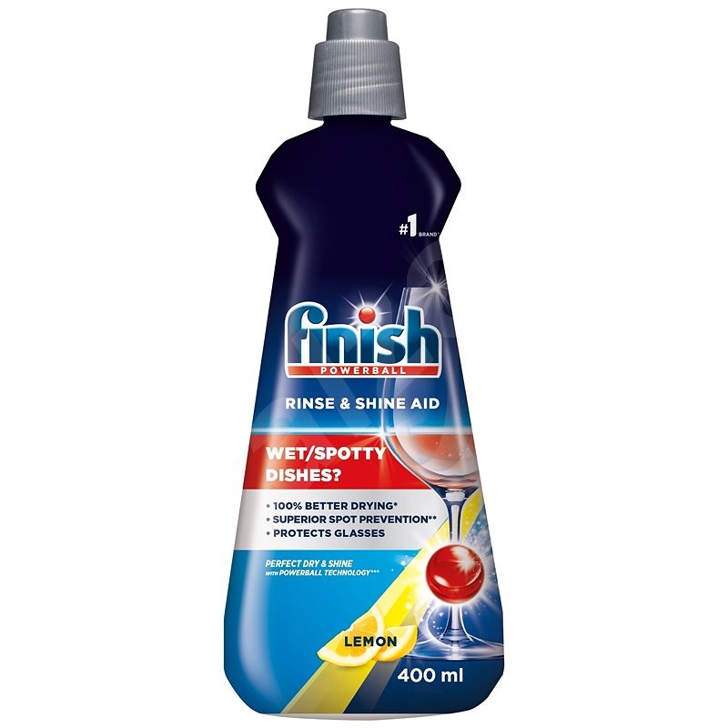 FINISH Leštidlo Shine&Dry Lemon 400 ml - Leštidlo do myčky