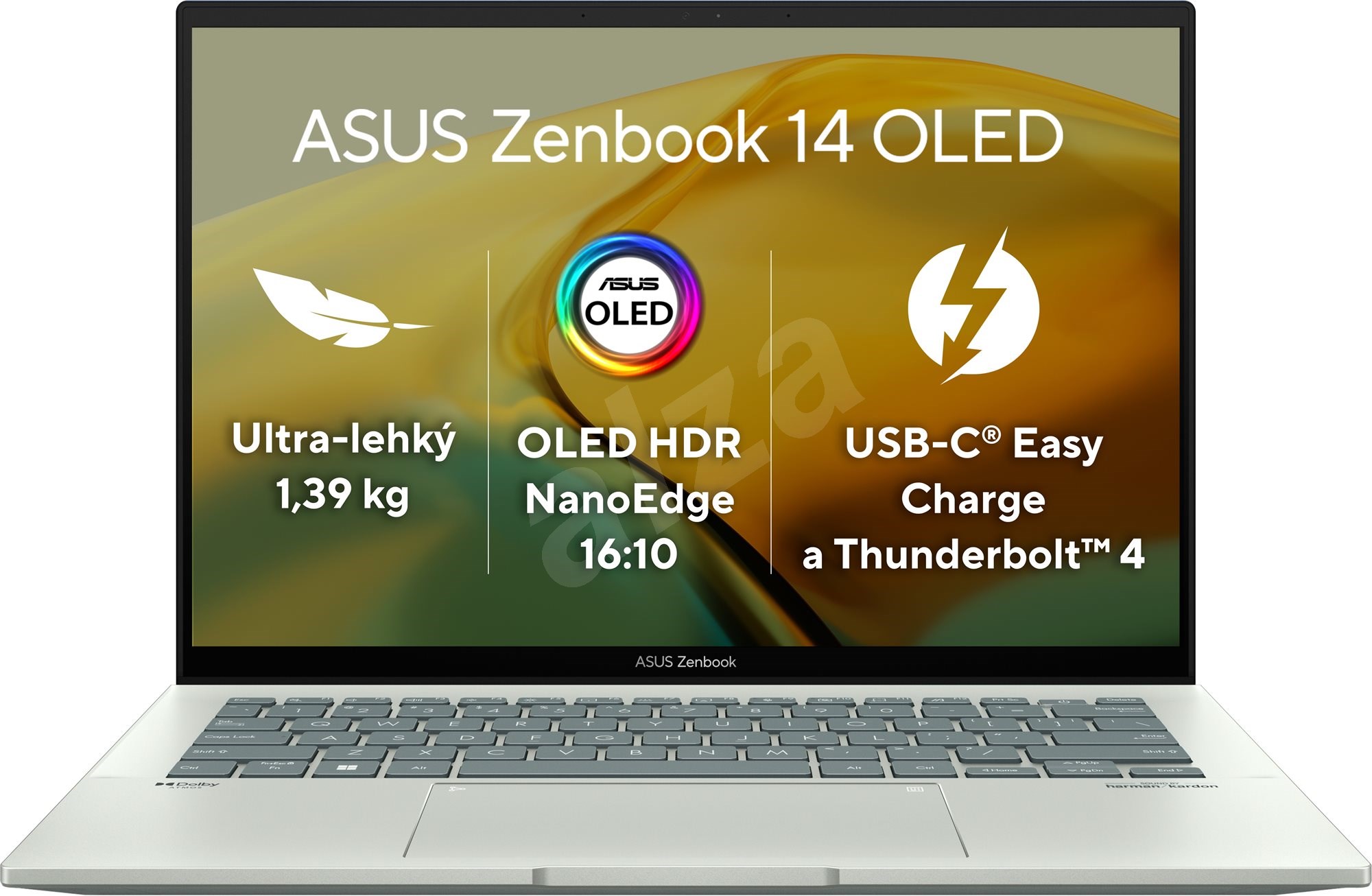 Asus Zenbook 14 Oled Ux3402za Kn583w Aqua Celadon Celokovový Notebook Alzacz 2706