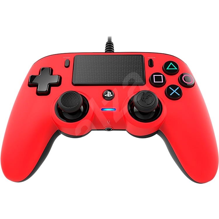 Nacon Wired Compact Controller Ps4 Cerveny Gamepad Alza Cz
