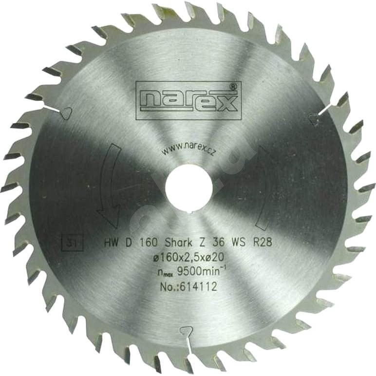 Narex 36WZ Shark, 160mm - Pilový kotouč