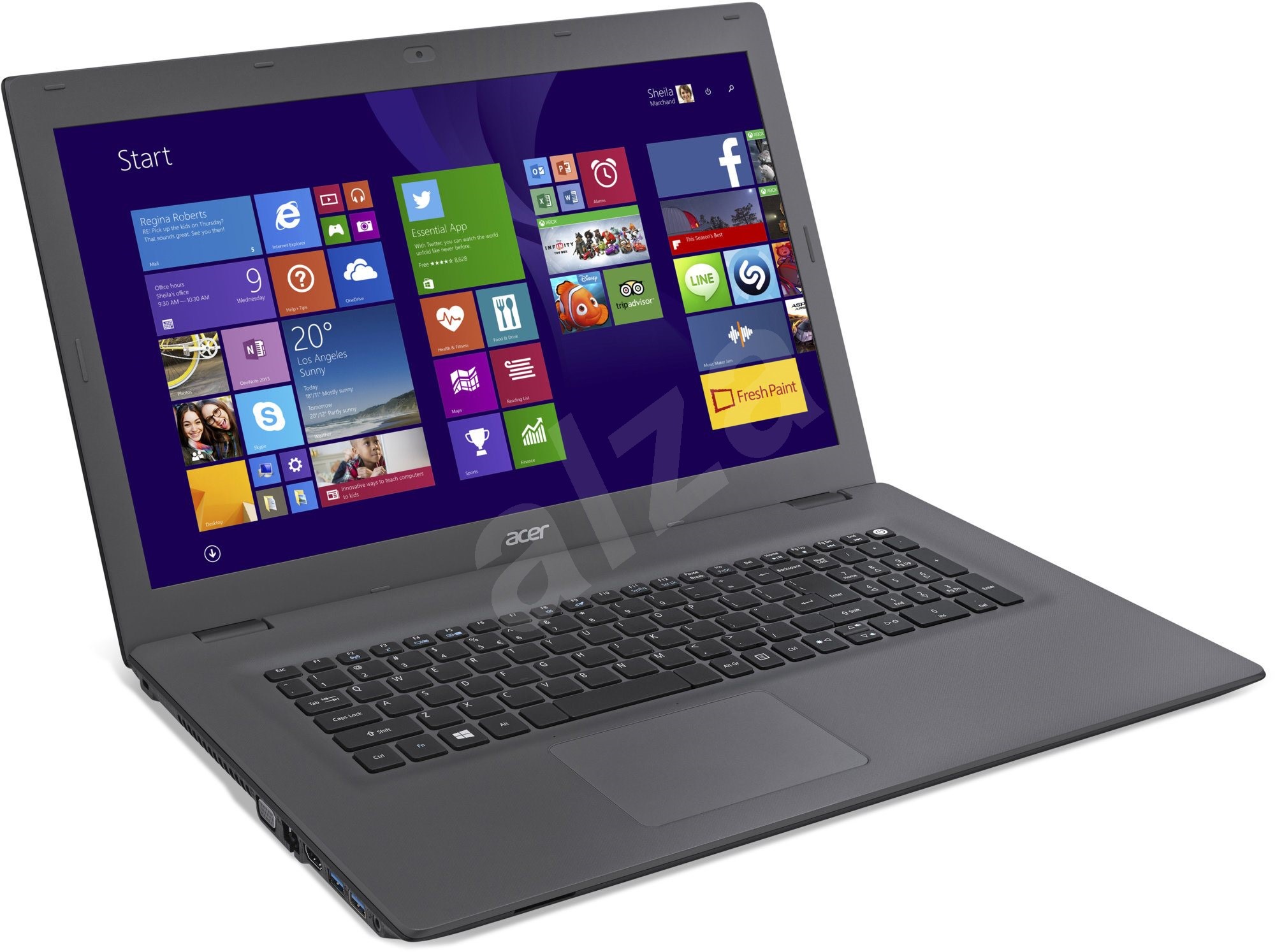 Acer Aspire E17 Charcoal Gray Notebook Alza.cz