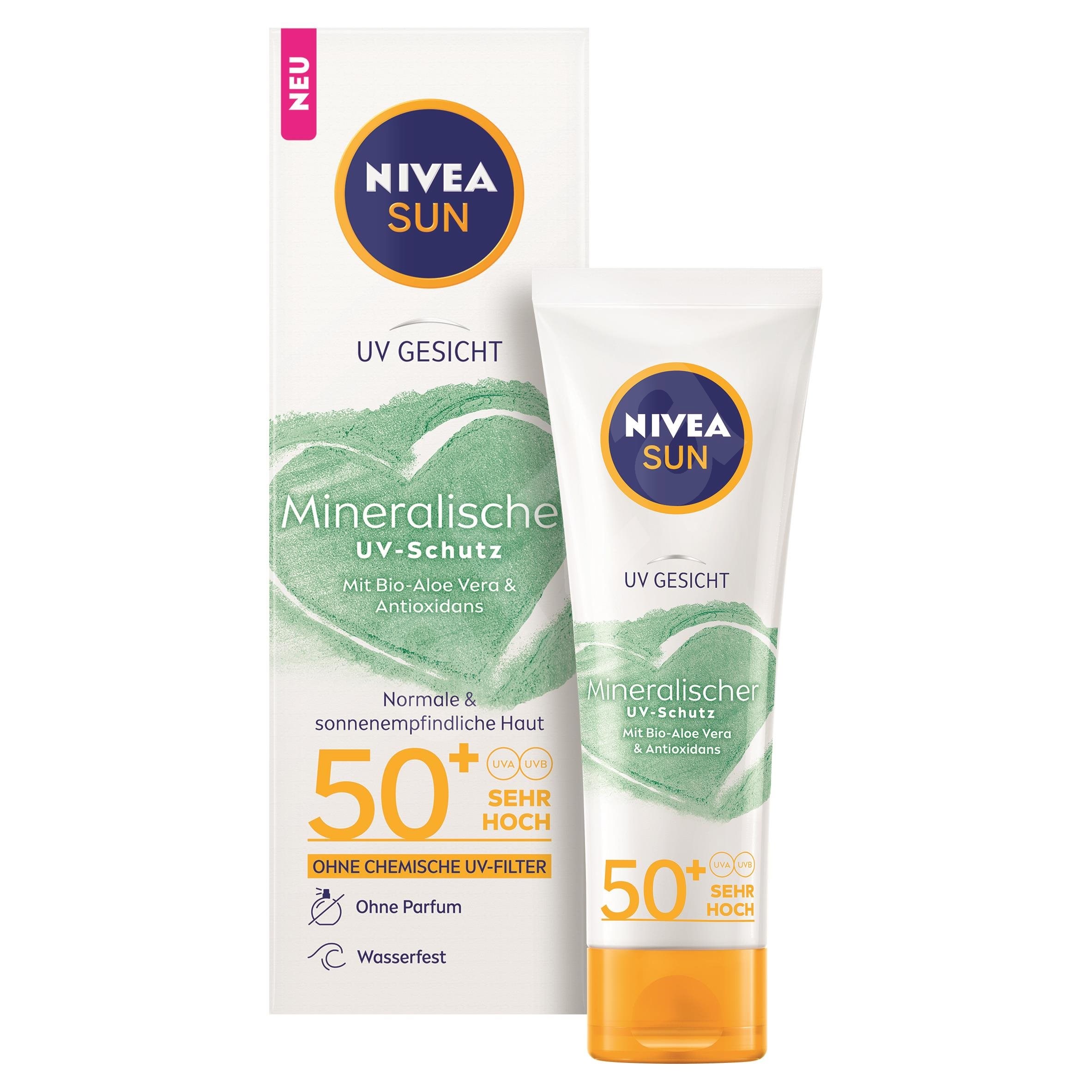 NIVEA SUN Face Mineral Creme SPF50 50 ml Opalovací krém Alza.cz