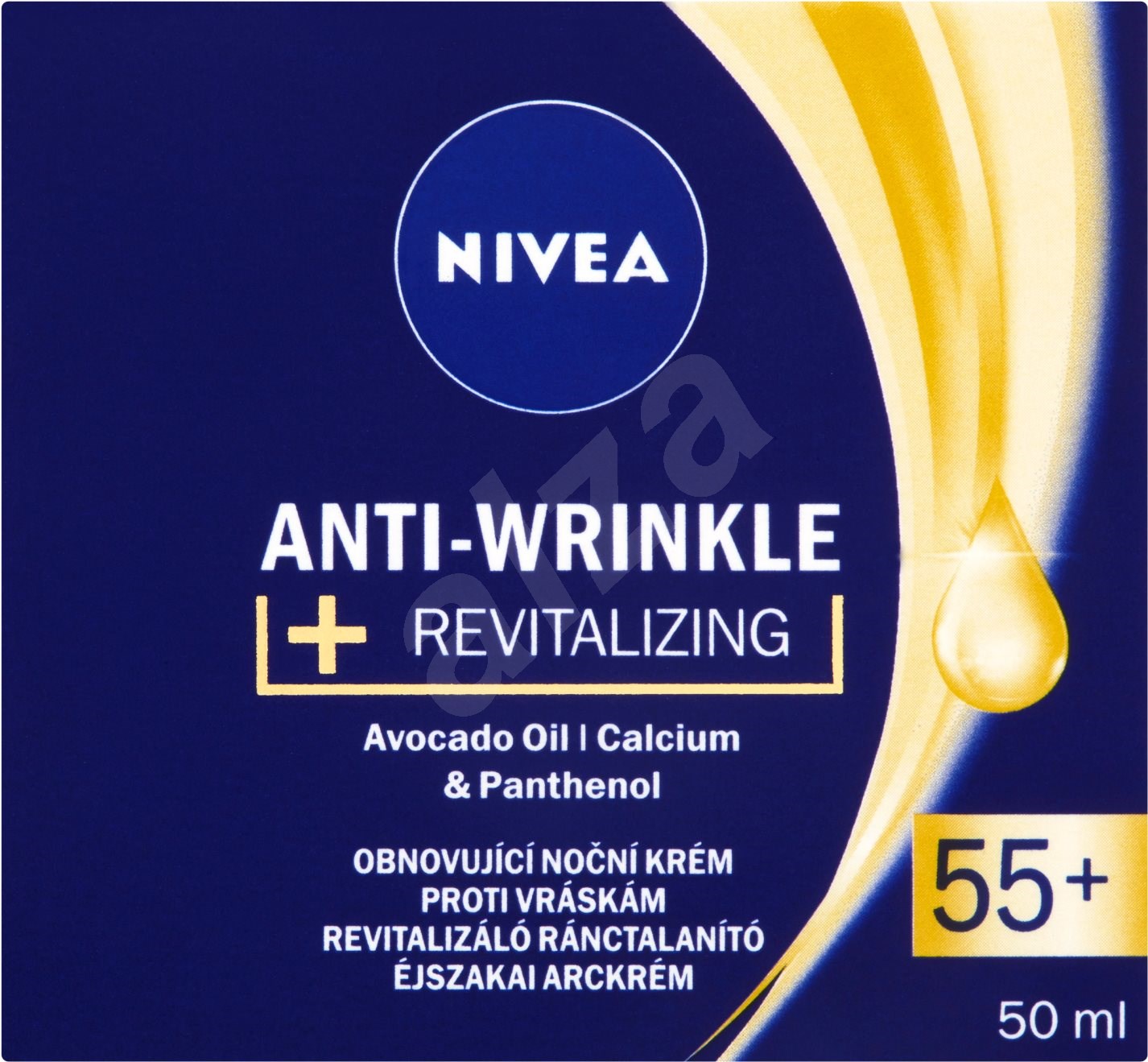 Nivea Anti Wrinkle Revitalizing 55 Night Cream 50 Ml Pleťový Krém