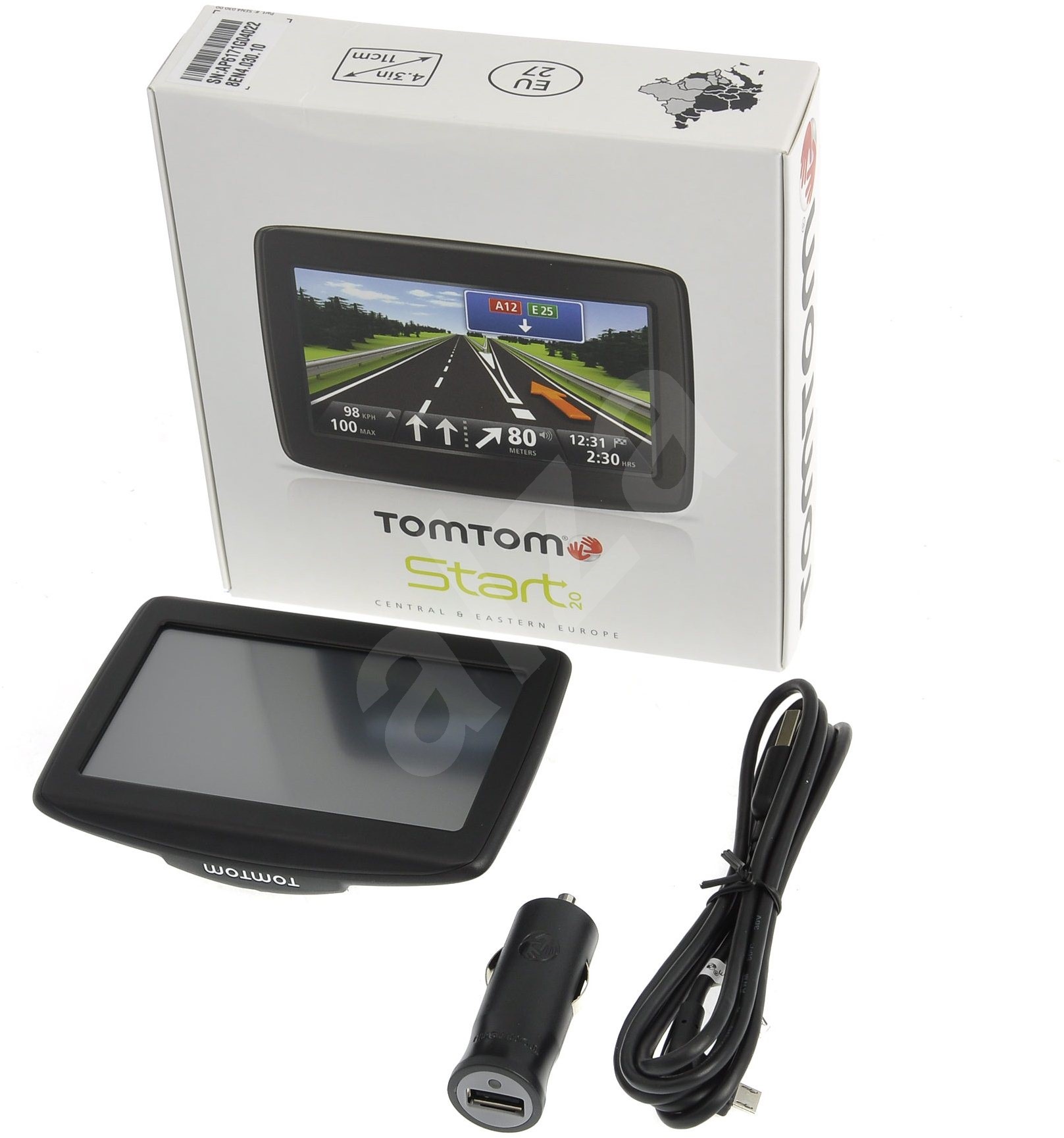 tomtom start 20 battery status