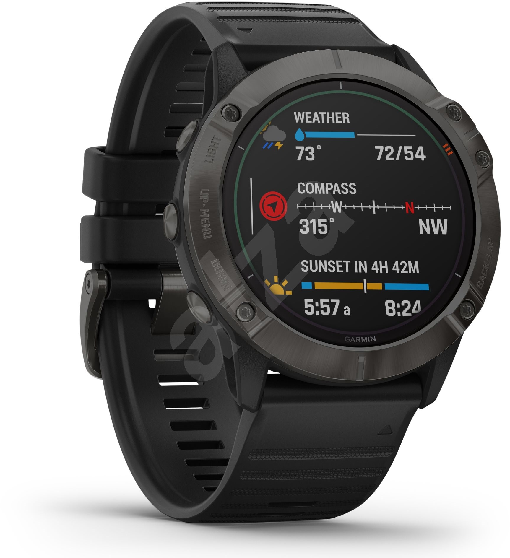 Garmin Fenix 6 Pro Black/Black Band (MAP/Music) Chytré hodinky Alza.cz