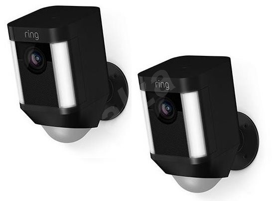 Ring Spotlight Cam Battery Black Duo Pack Ip Kamera Alza Cz