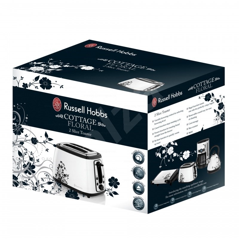 Russell Hobbs Cottage Floral Toaster 1851356 Topinkovač Alza.cz