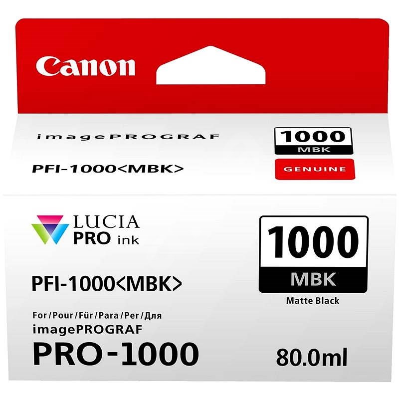 Canon PFI-1000MBK matná černá - Cartridge