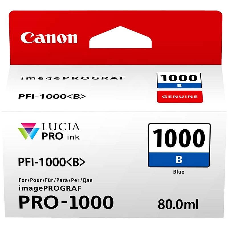 Canon PFI-1000B modrá - Cartridge