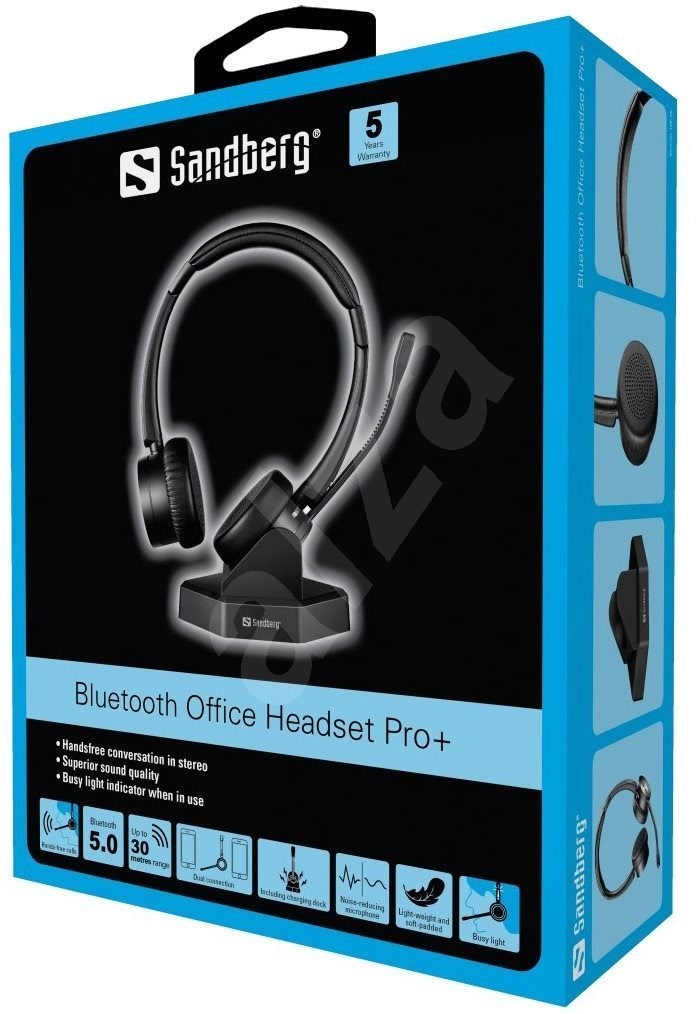 Sandberg Bluetooth Office Headset Pro+ - Bezdrátová sluchátka | Alza.cz