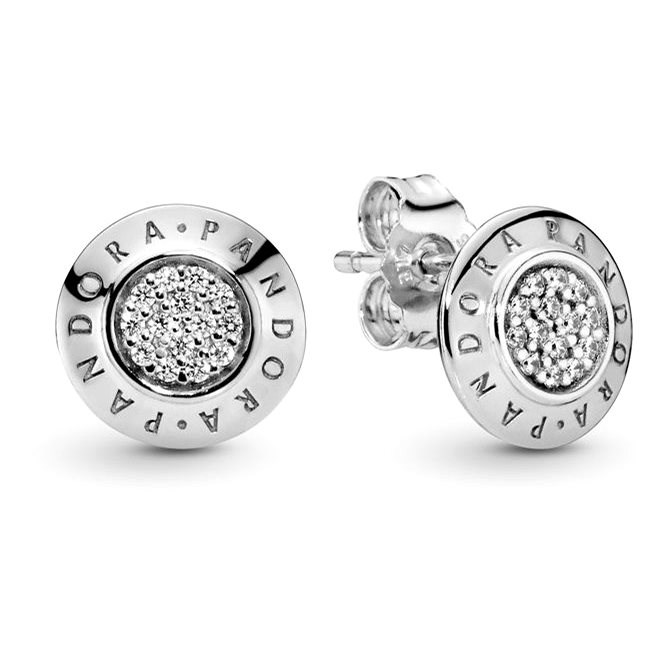 PANDORA Signature 290559CZ (Ag925/1000, 3 g) - Náušnice