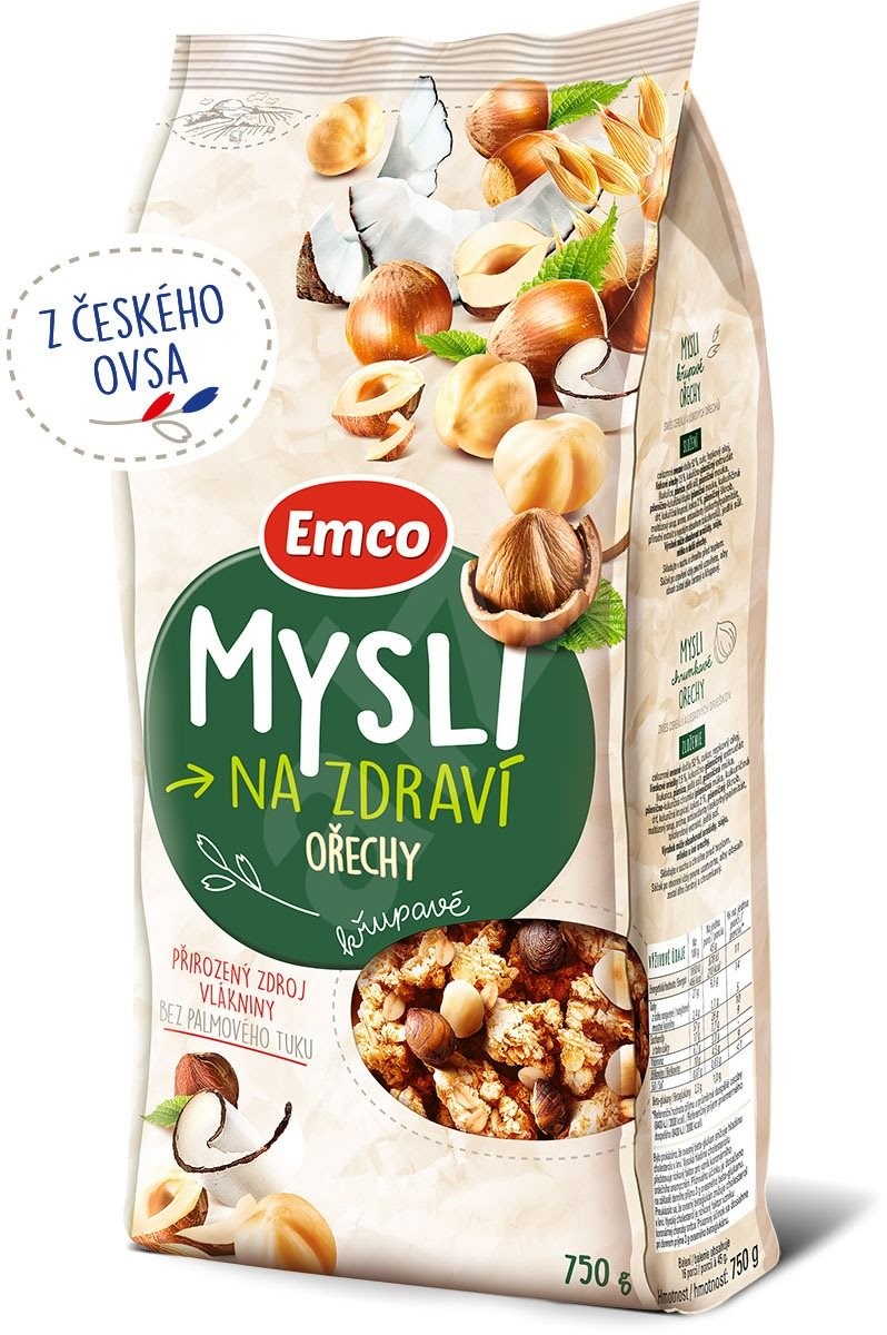 Emco Mysli křupavé ořechy 750g Müsli Alza.cz