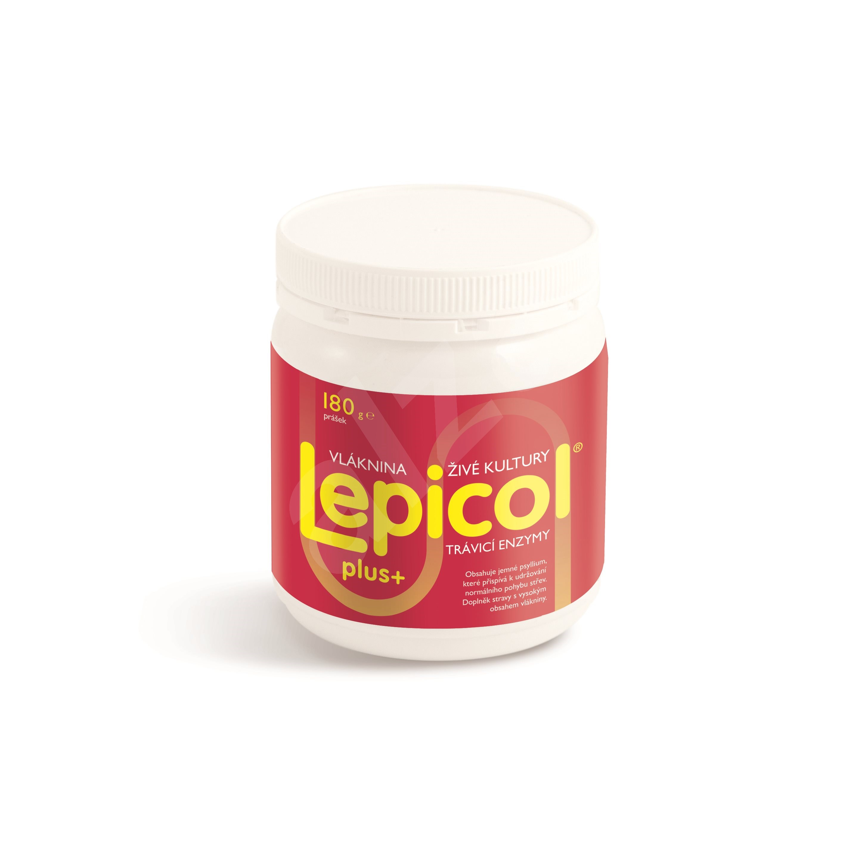 Lepicol PLUS trávicí enzymy 180g Vláknina Alza.cz