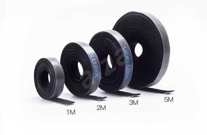Vention Cable Tie Velcro 3m Black Organizér kabelů Alza.cz