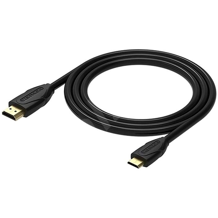 Vention Mini HDMI to HDMI Cable 2m Black - Video kabel