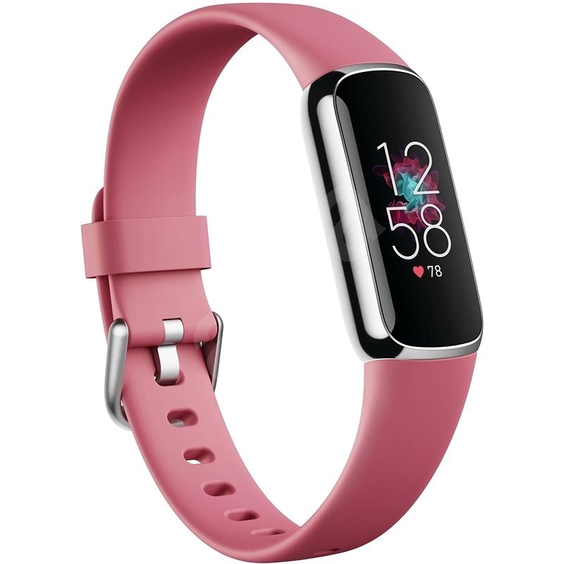 Fitbit Luxe - Orchid/Platinum Stainless Steel - Fitness náramek
