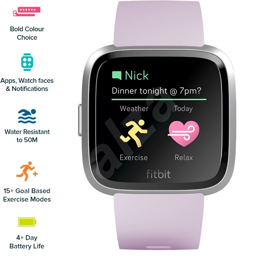 lilac fitbit versa lite