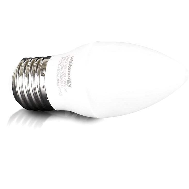 Whitenergy SMD2835 C30 E27 3W - bílá mléčná - LED žárovka