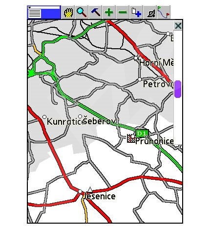 gps mapa čr PalmKiM mapa ČR s plánem Prahy pro GPS   Palm OS [CZ]   | Alza.cz