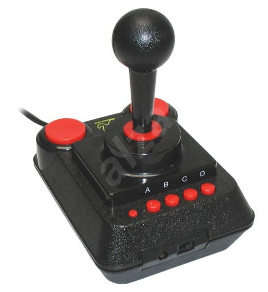 Joystick C64 30 klasických her z Commodore 64 pro připojení k TV, 2x