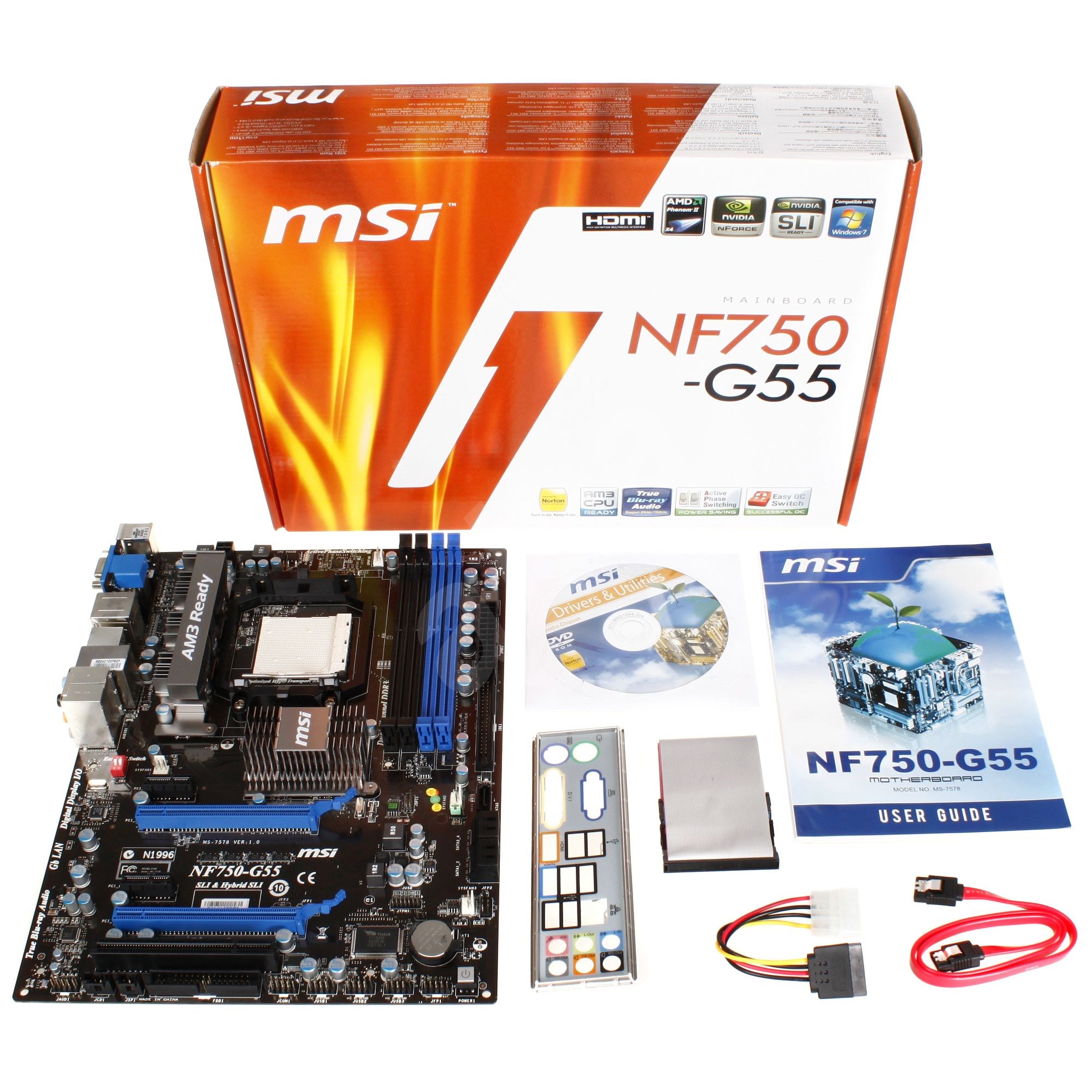 Обзор msi nf750 g55