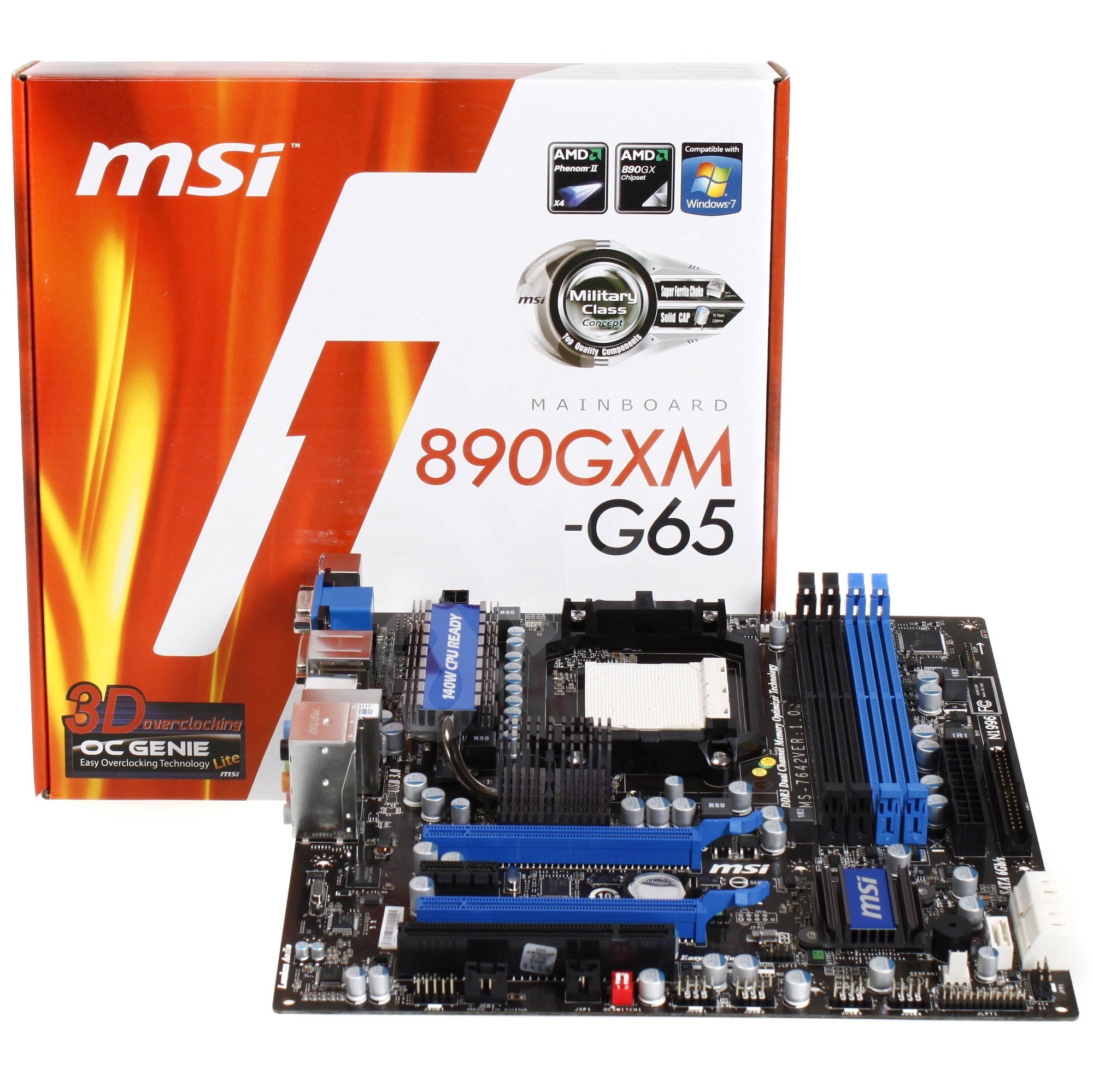 Msi 890gxm g65 какие процессоры поддерживает