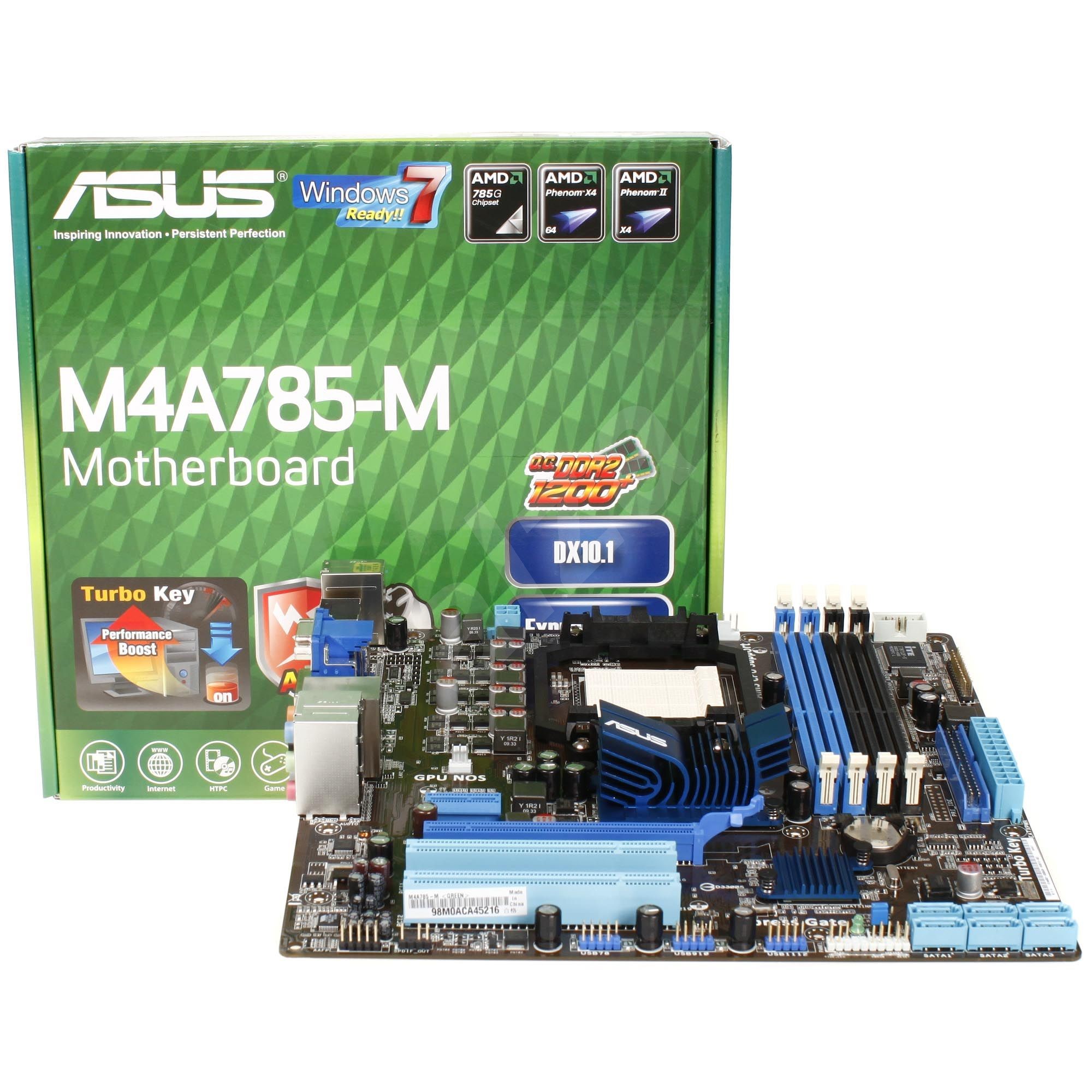 Asus m4a785 m подключение