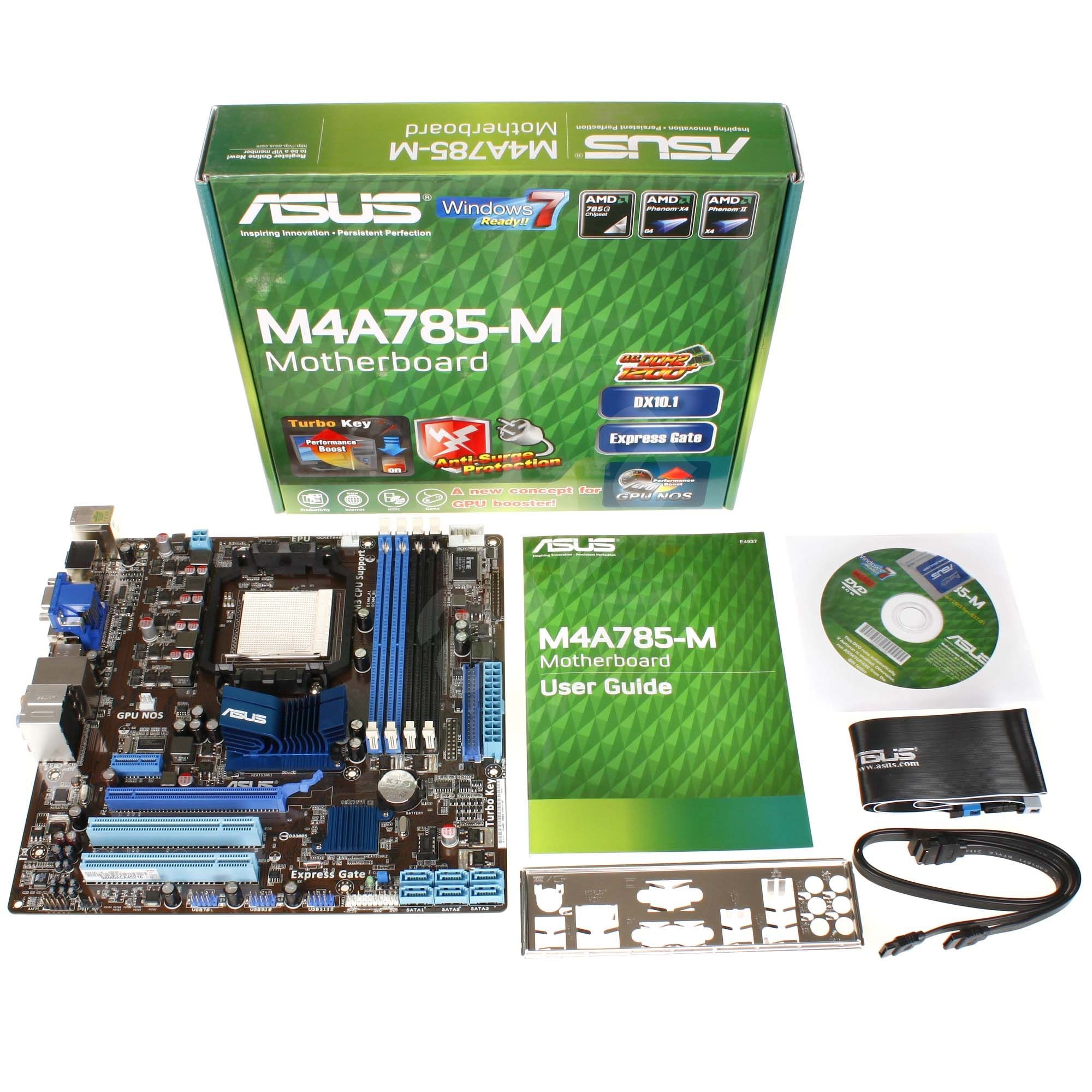 Asus m4a785 m подключение