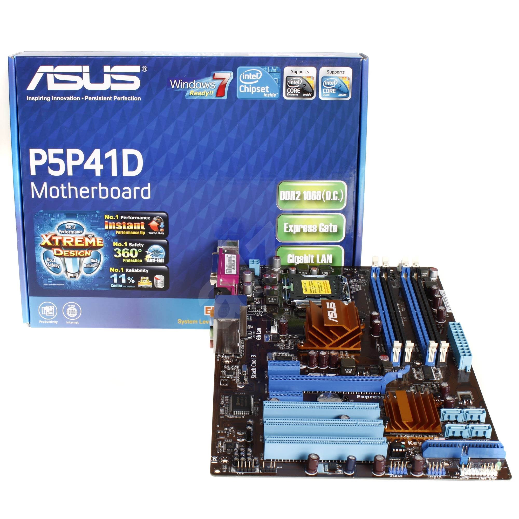 Asus p5p41d не запускается память больше 4 гб