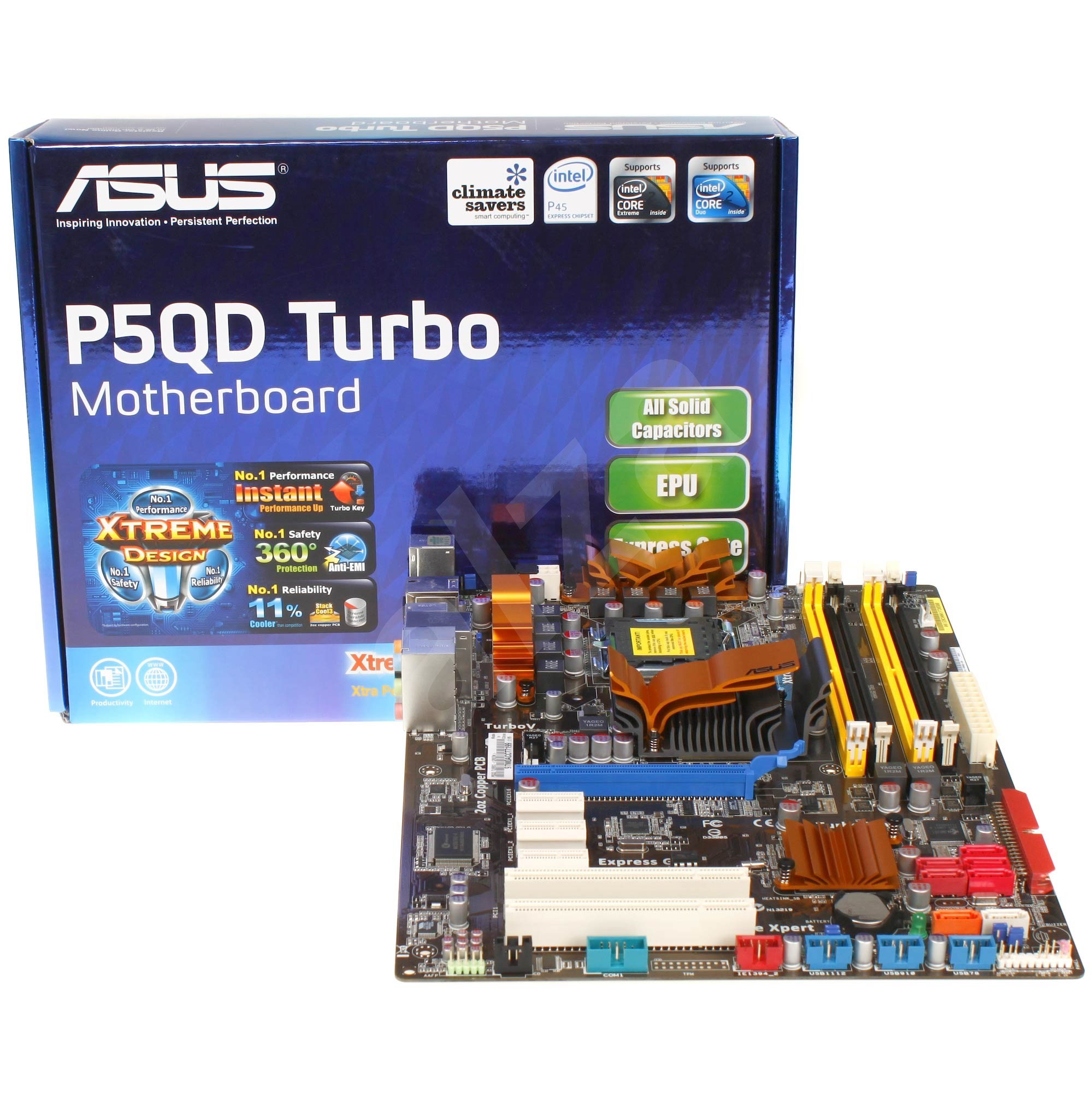 Asus p5qd turbo подключение