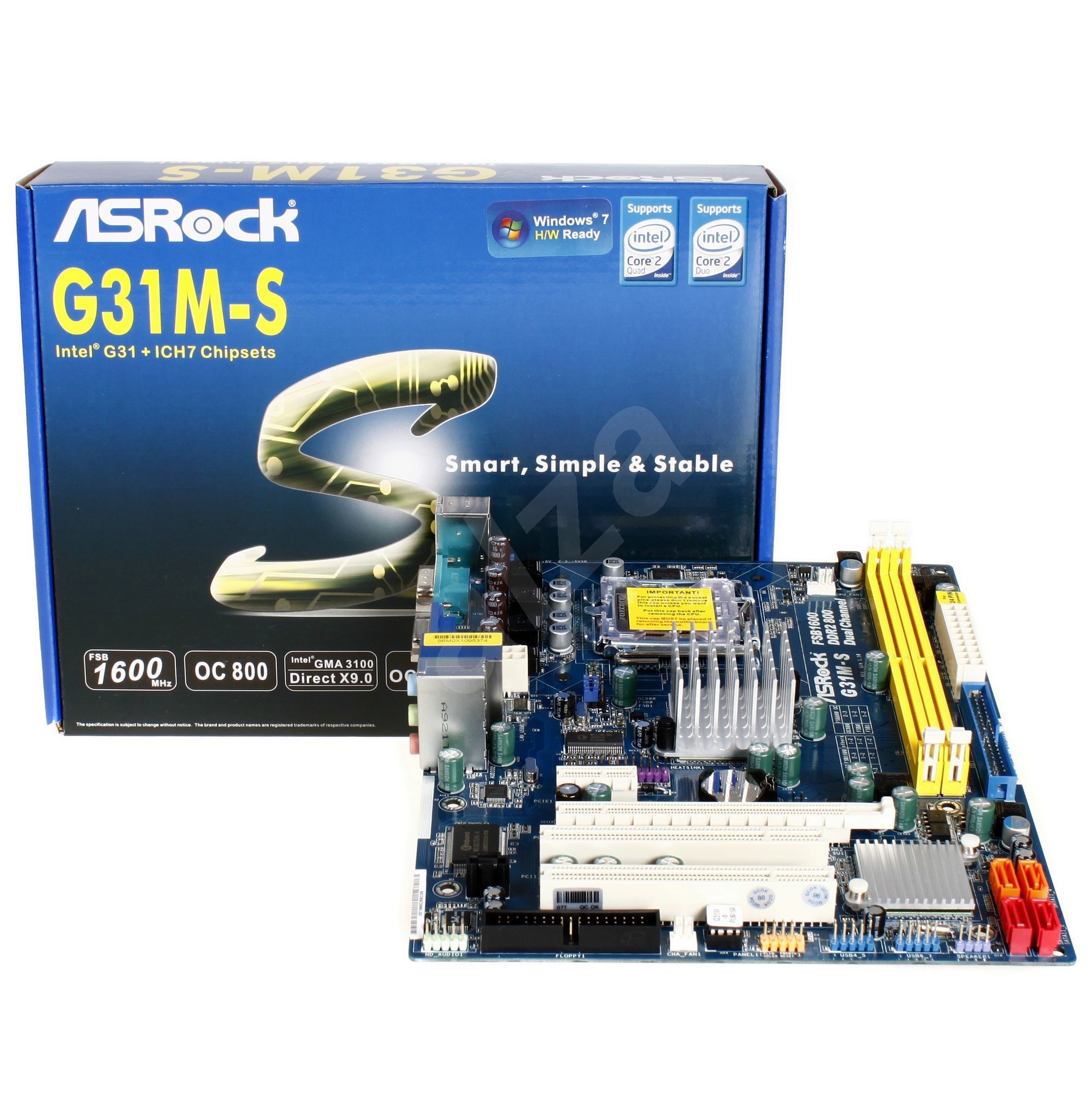 G31m s asrock разгон