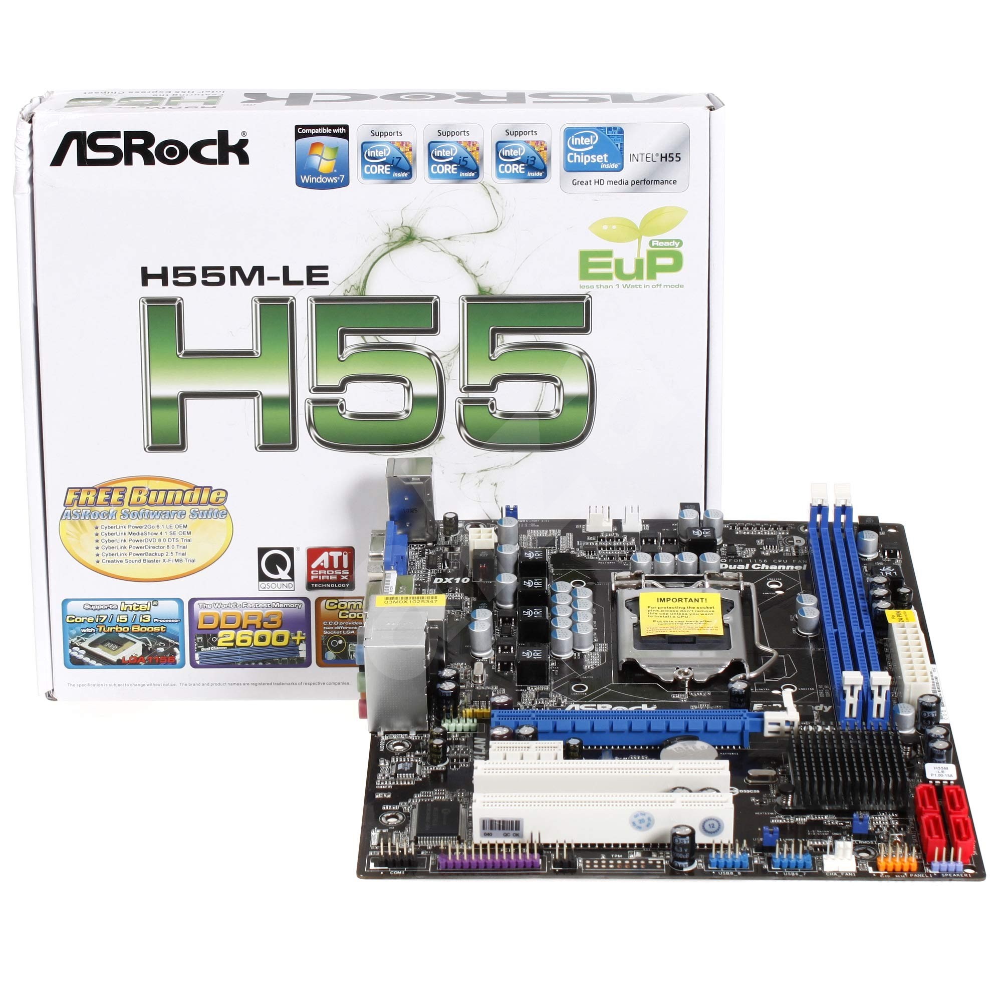 Asrock h55m le включается и сразу выключается