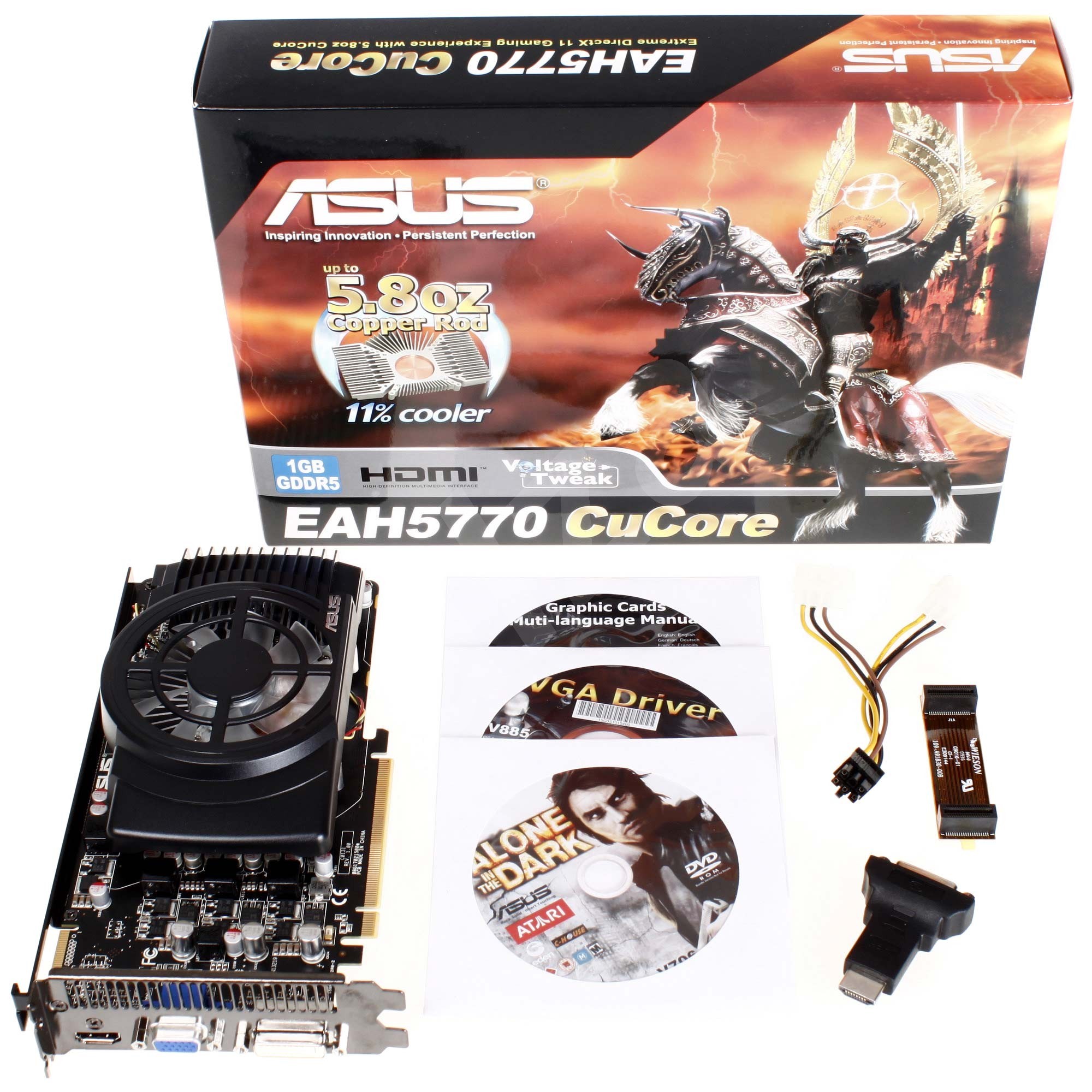 Carte Graphique ASUS Radeon HD 5770 - 1 Go GDDR5, PCI-E, Pour Gamers (occasion, Bon état)