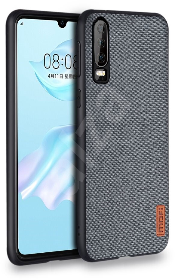 MoFi Fabric Back Cover HUAWEI P30 Lite Šedé Kryt na mobil Alza.cz