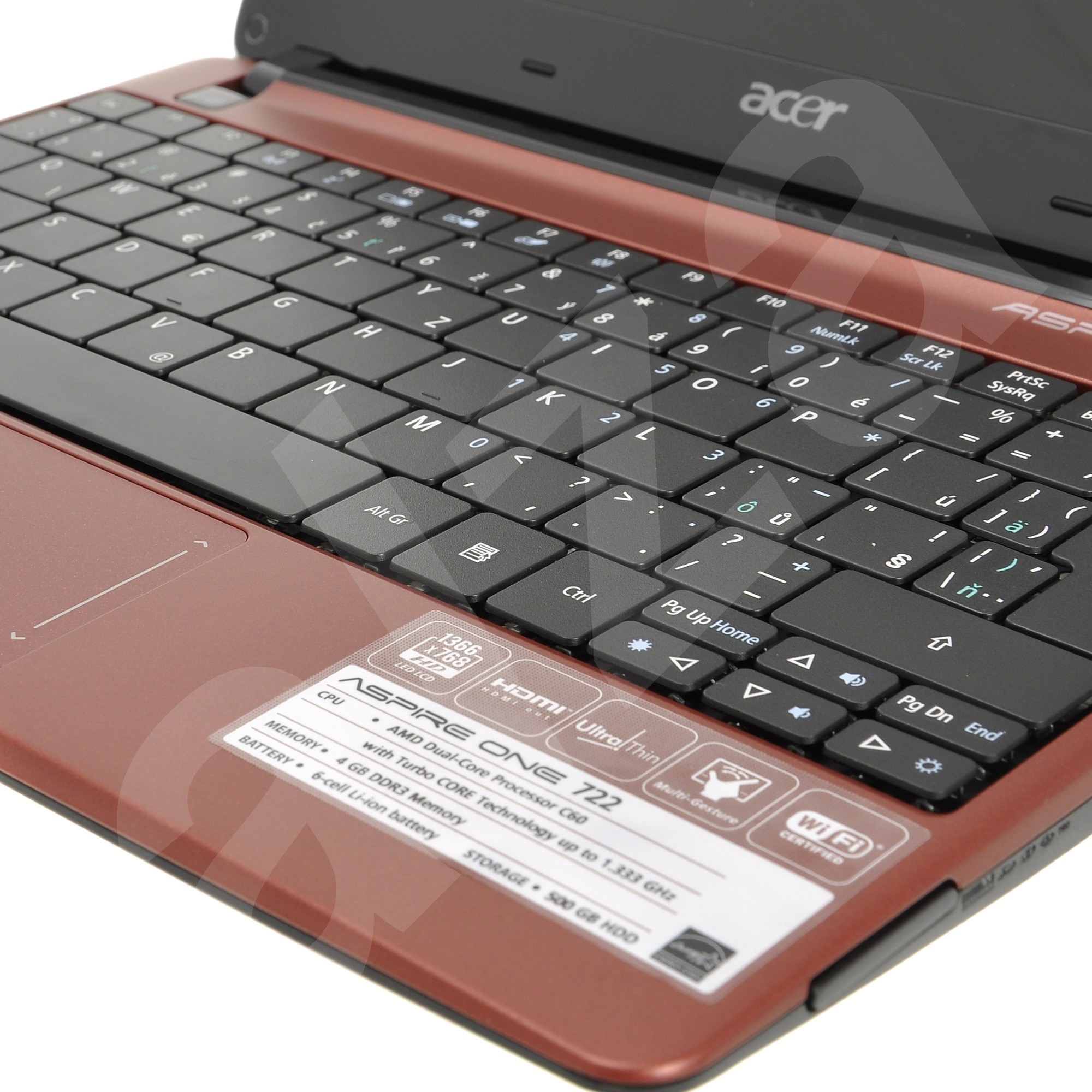 Acer aspire one 722 замена памяти