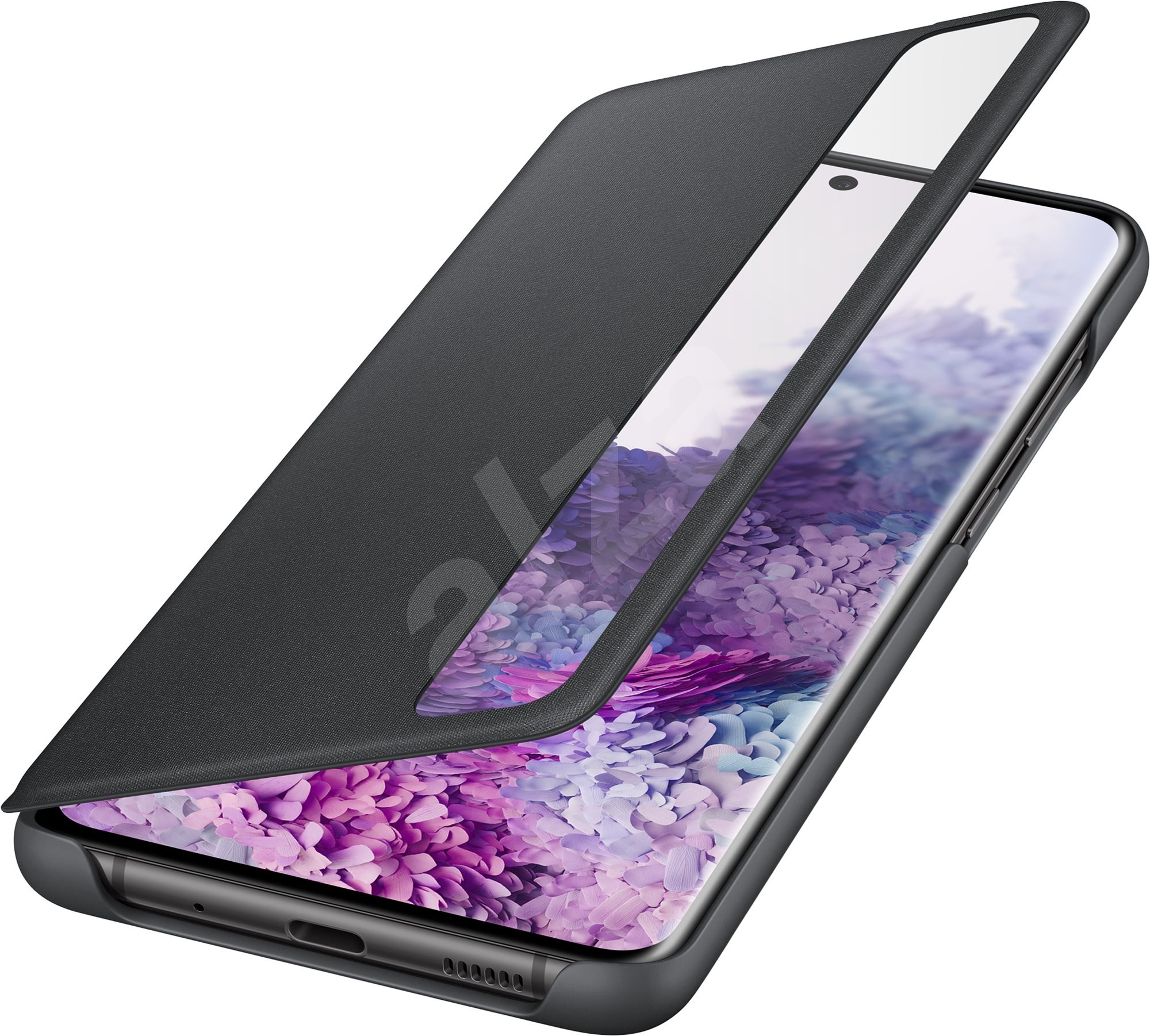 Samsung Flipové pouzdro Clear View pro Galaxy S20+ černé - Pouzdro na